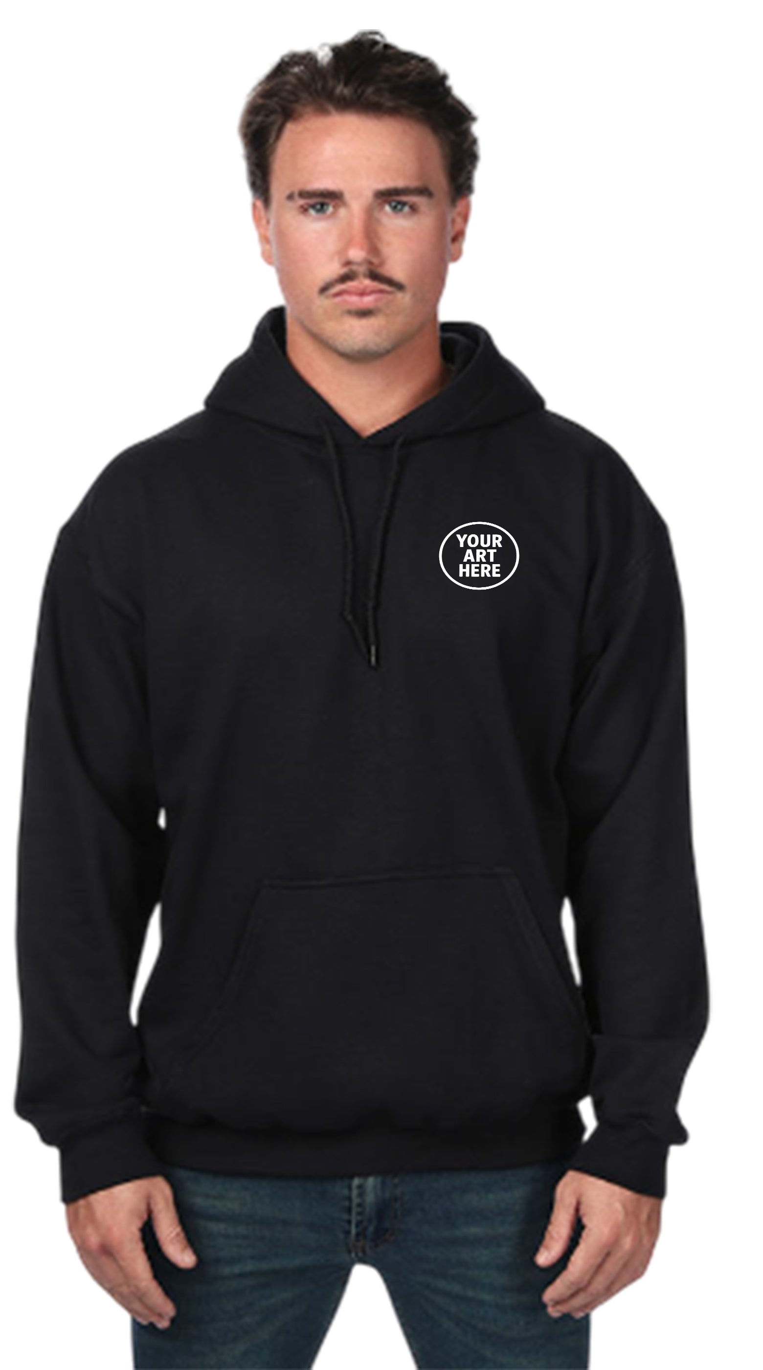 G185 Adult Heavy Blend 8 oz 5050 Hooded Sweatshirt