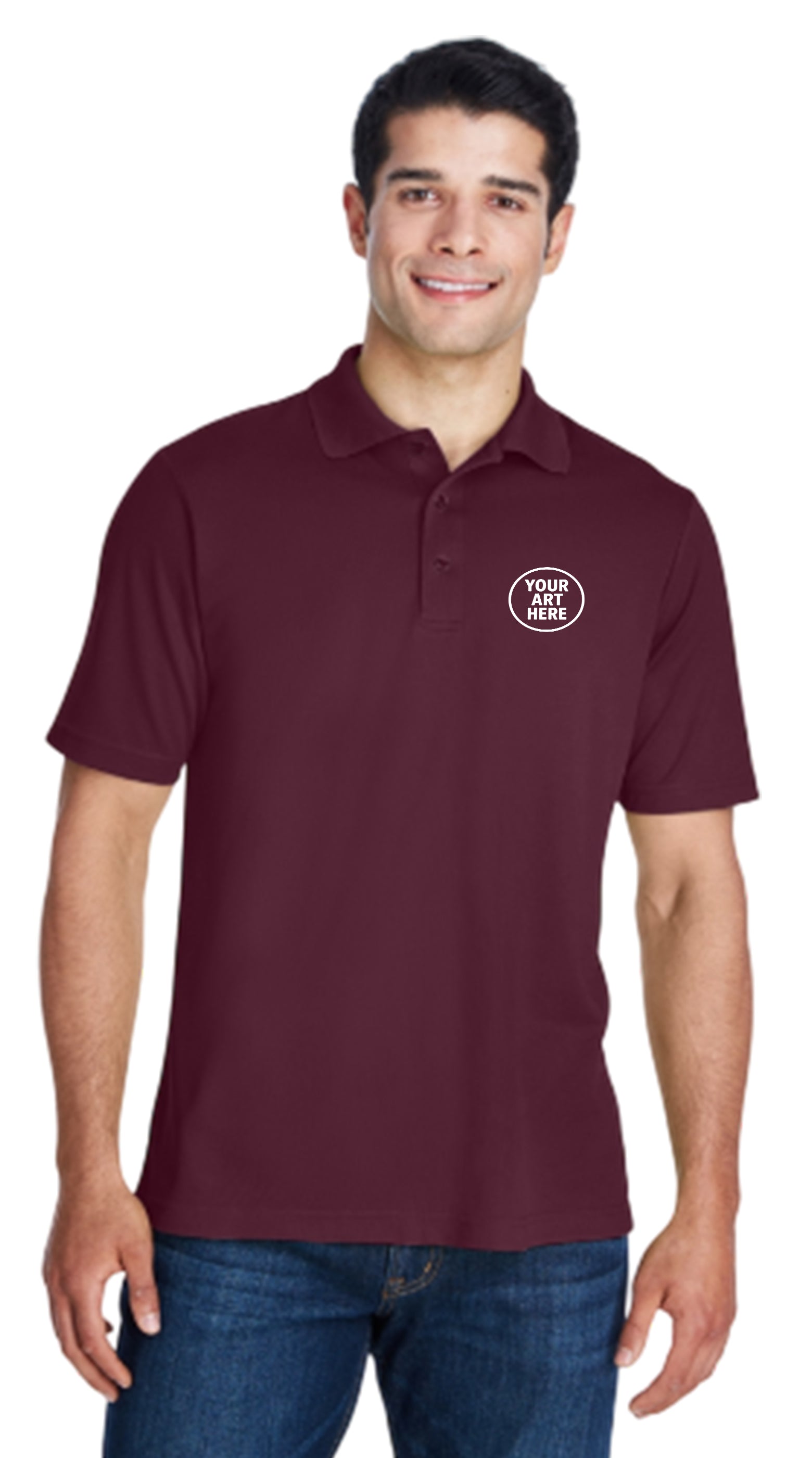 Afton 61-ZZ Men's Performance Dri-Tech Polo