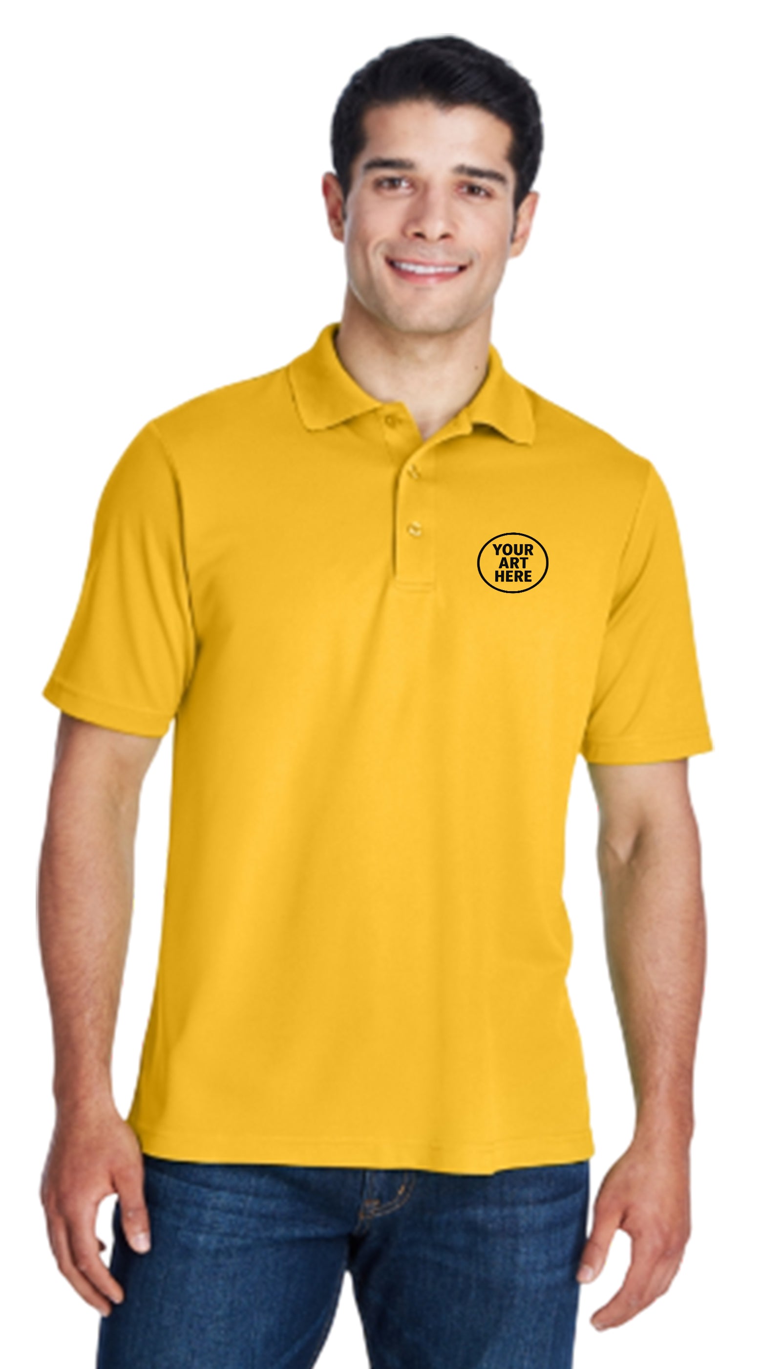 Afton 61-ZZ Men's Performance Dri-Tech Polo