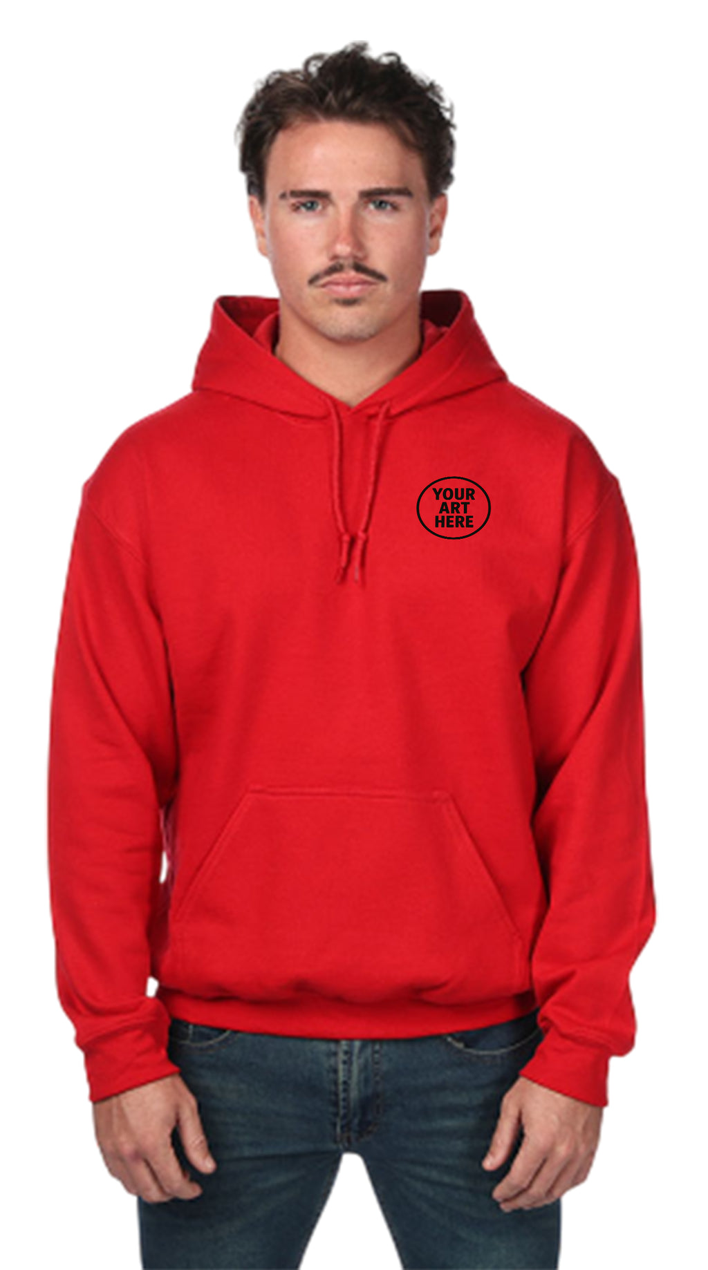 G185 Adult Heavy Blend 8 oz 5050 Hooded Sweatshirt
