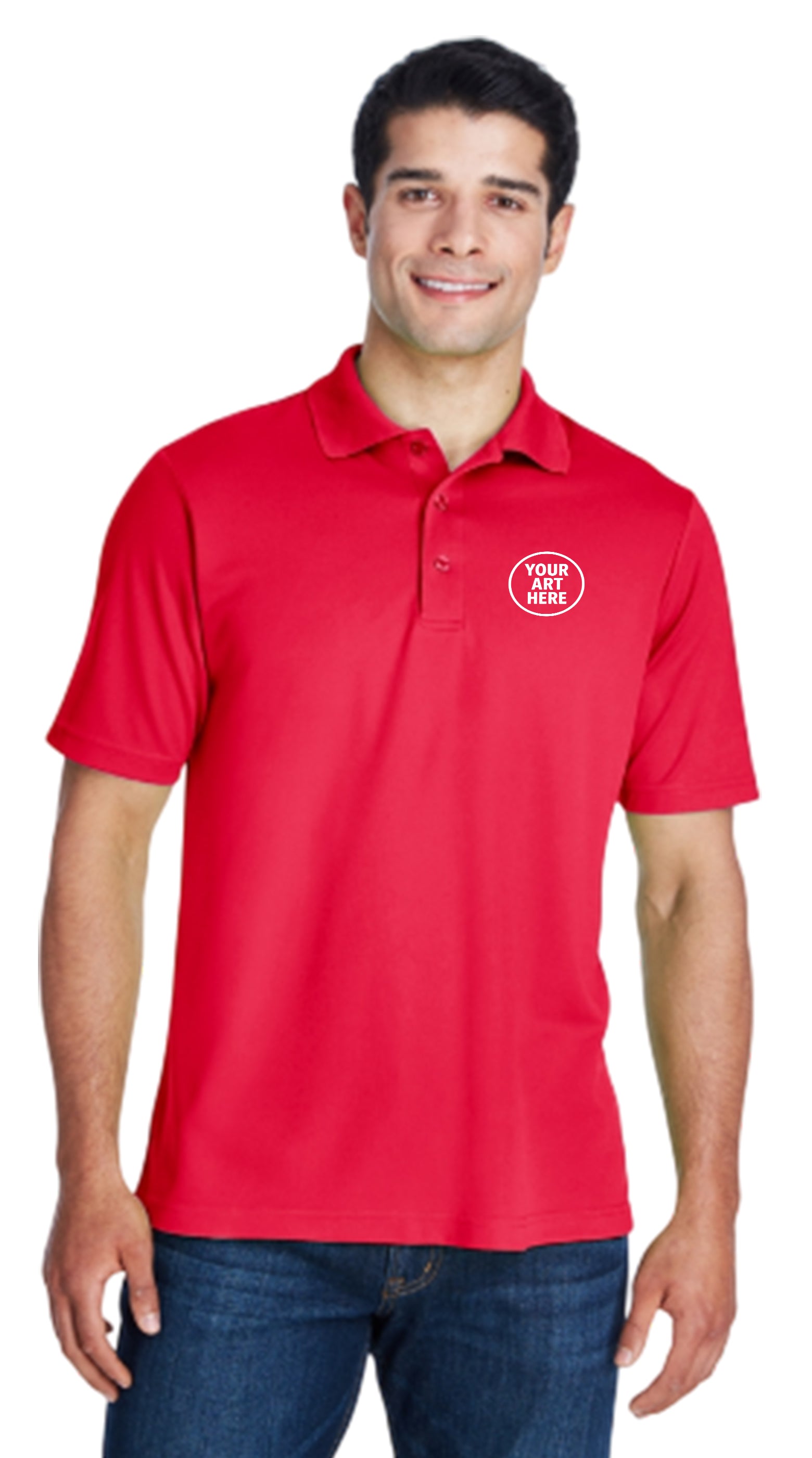 Afton 61-ZZ Men's Performance Dri-Tech Polo