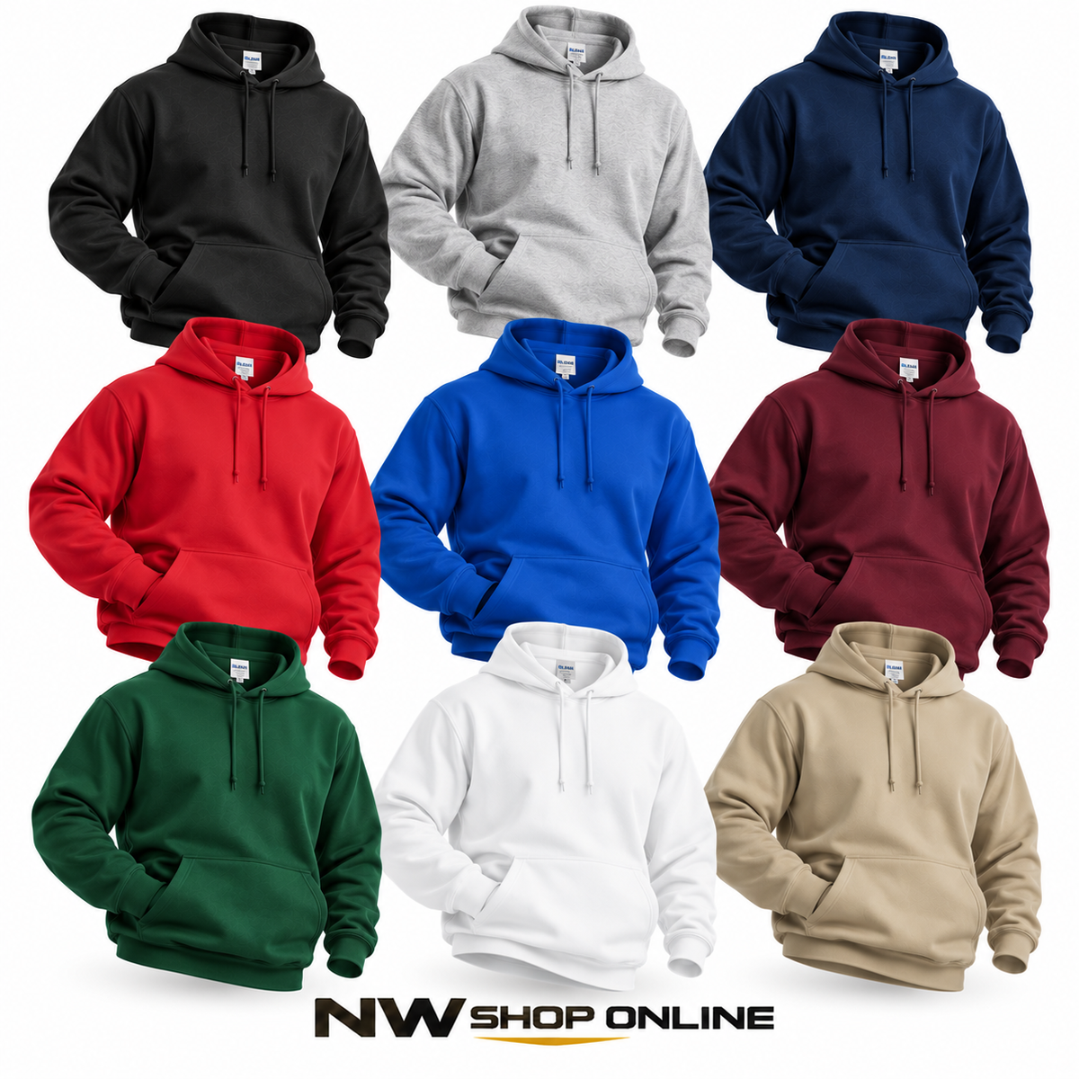 Gildan G185 Unisex Heavy Blend™ 50/50 Hoodie - 8 oz.