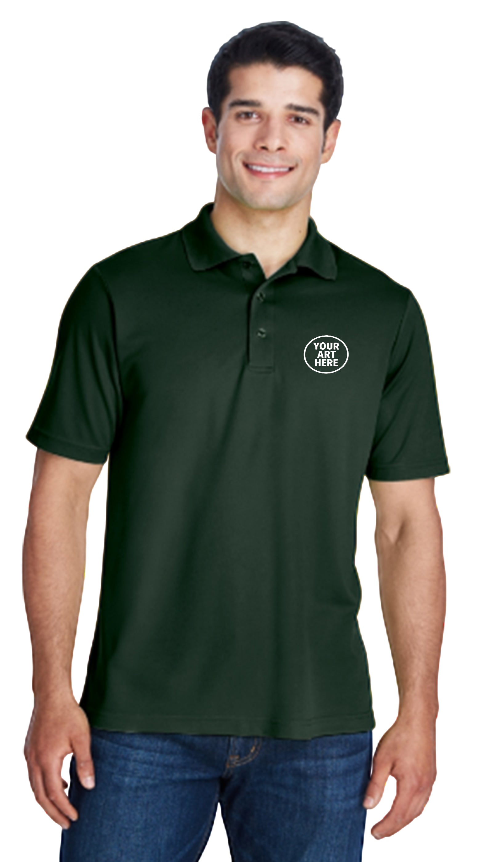 Afton 61-ZZ Men's Performance Dri-Tech Polo