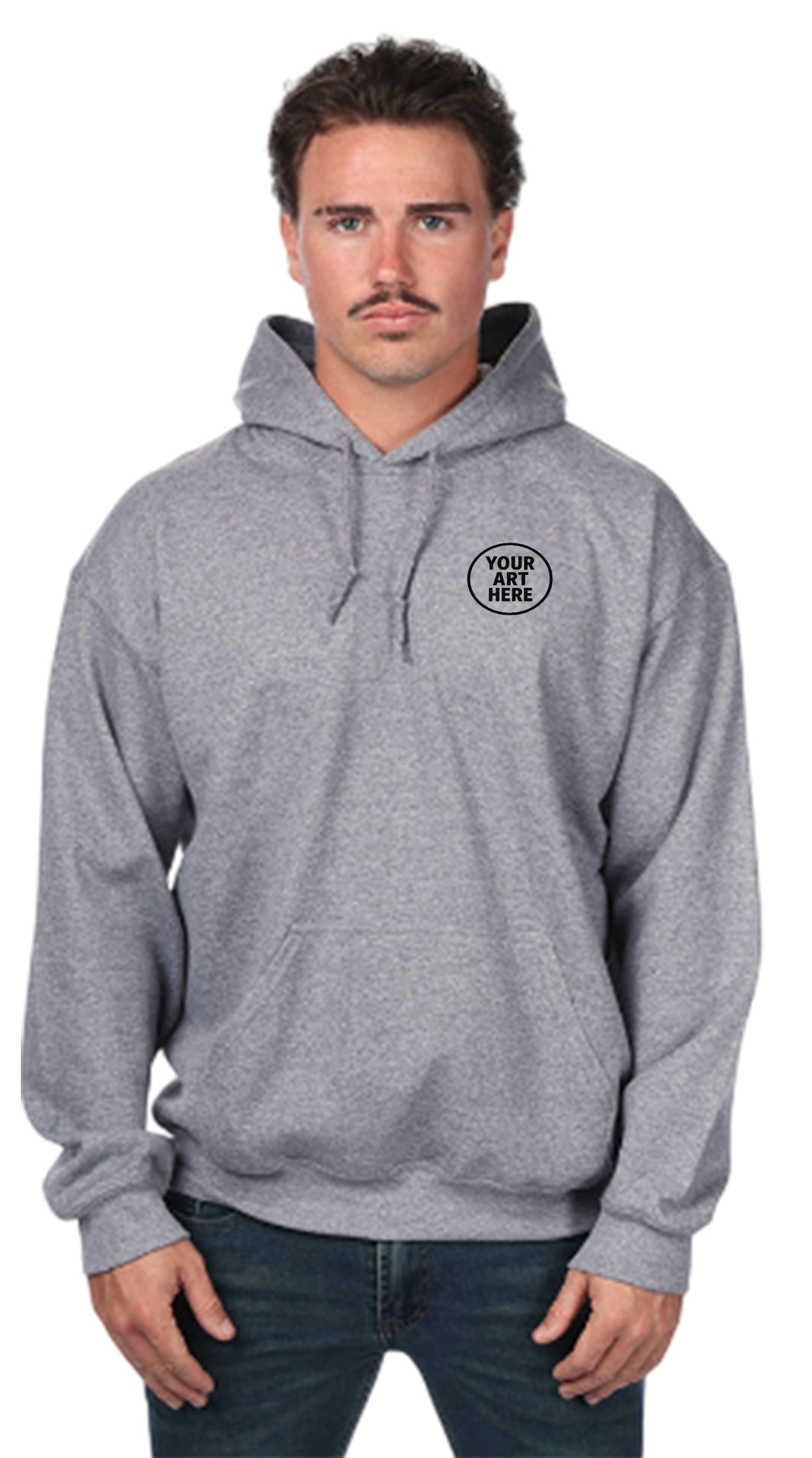 G185 Adult Heavy Blend 8 oz 5050 Hooded Sweatshirt