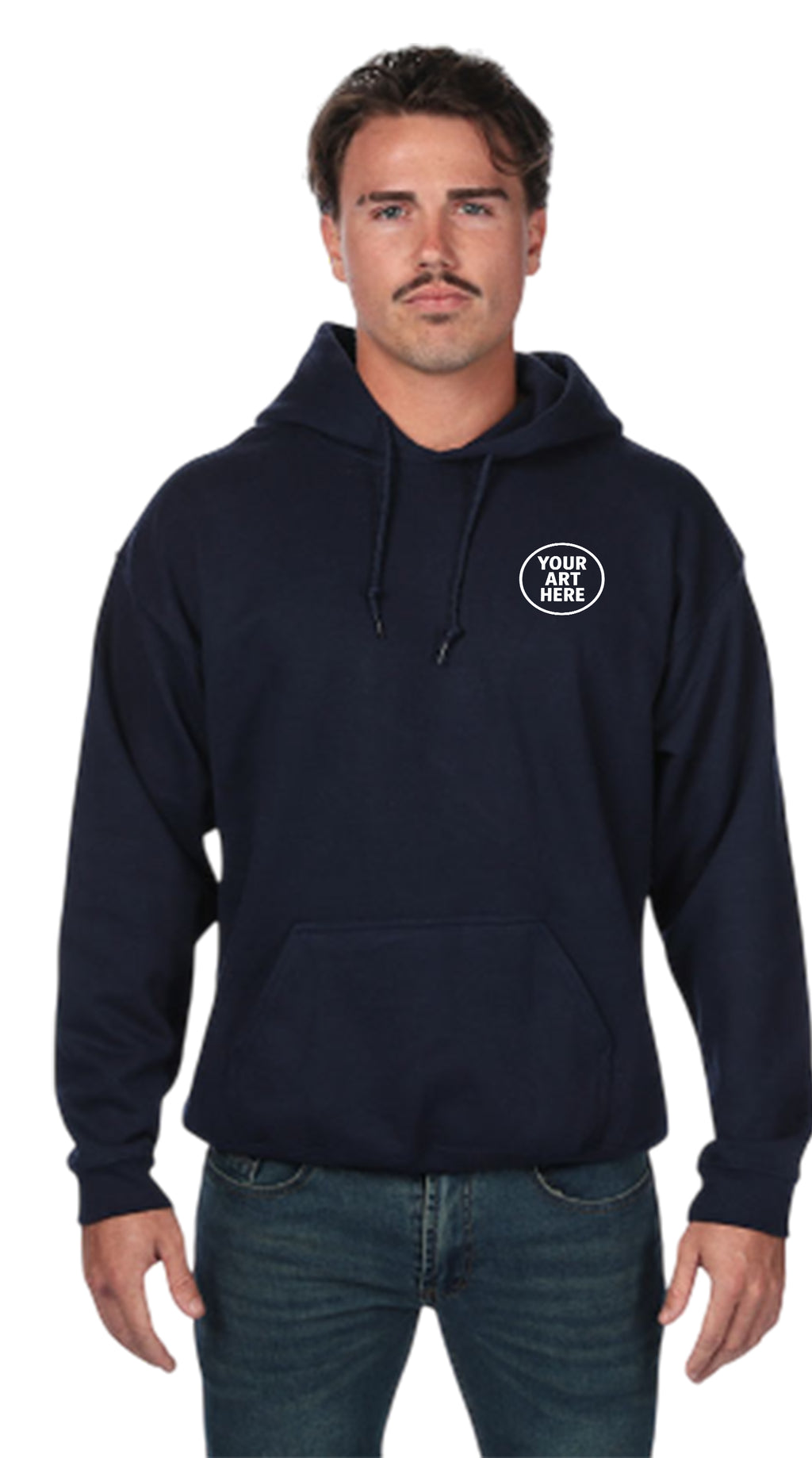 G185 Adult Heavy Blend 8 oz 5050 Hooded Sweatshirt