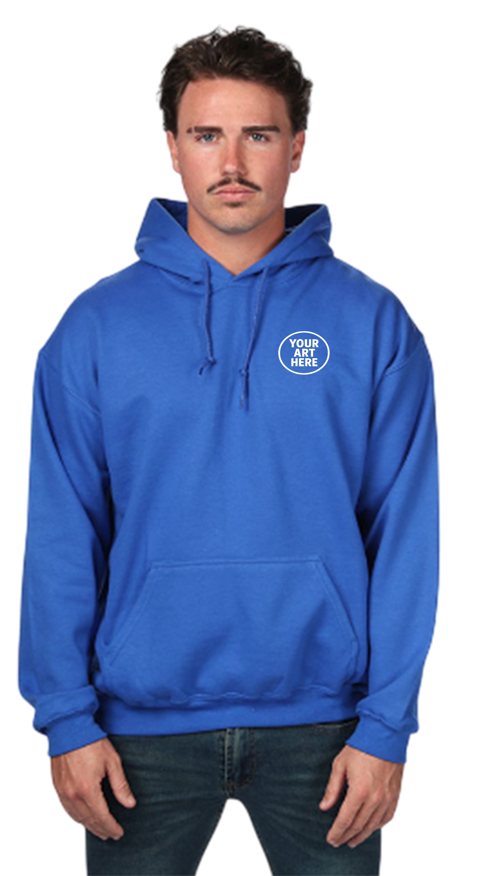 G185 Adult Heavy Blend 8 oz 5050 Hooded Sweatshirt