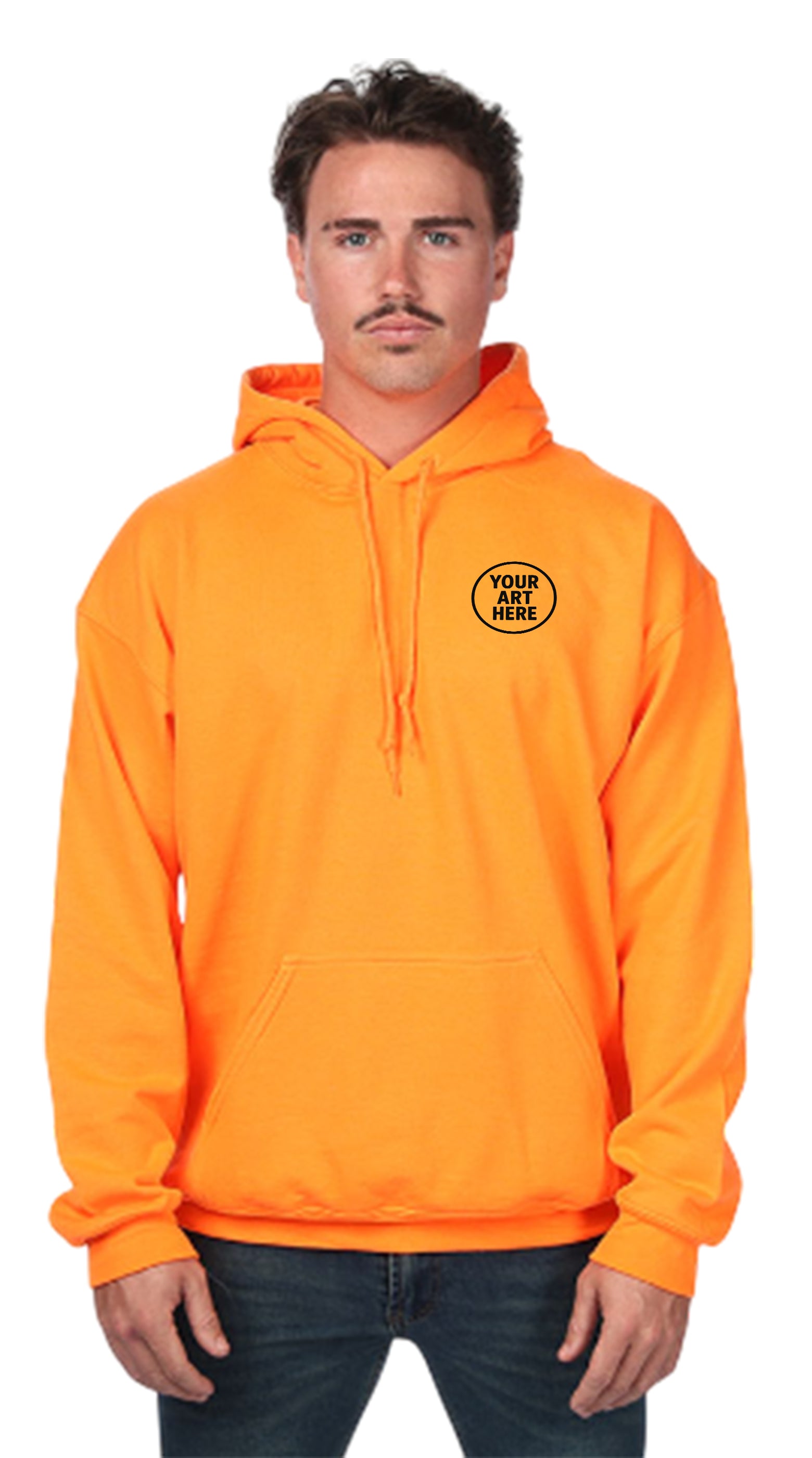 G185 Adult Heavy Blend 8 oz 5050 Hooded Sweatshirt