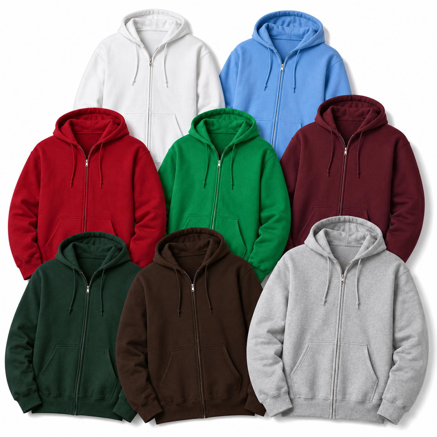 Gildan G186 Unisex Heavy Blend™ Full-Zip Hooded Sweatshirt 50/50 - 8 oz.